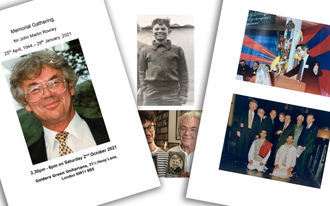 Pics taken from the memorial booklet for John Martin Rowley