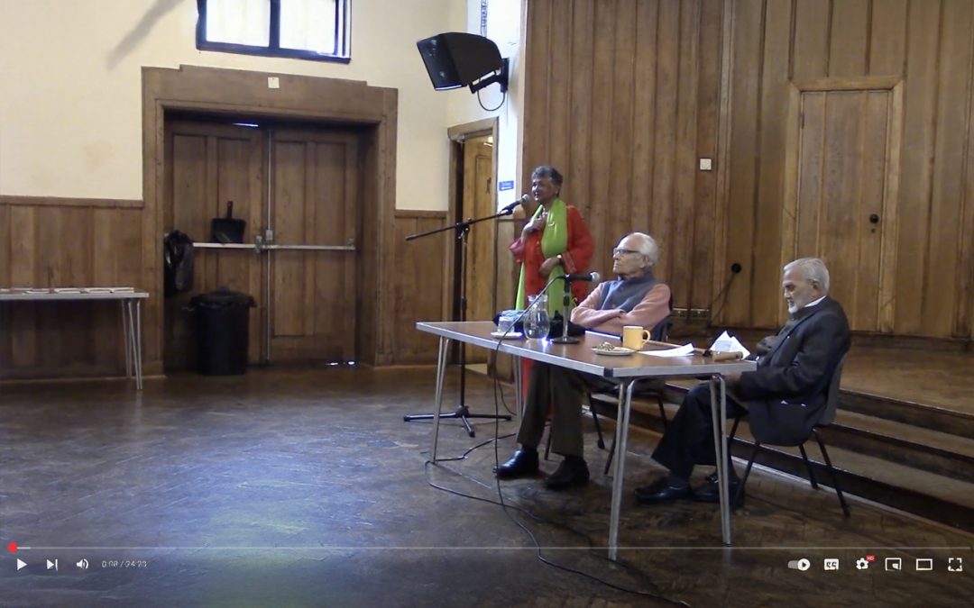 Pic showing Professor Krishna Kumar at the Gandhi Foundation Annual Lecture 2025 event
